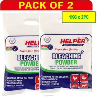 HELPER Bleaching Powder Fine Quality - 1KG, Pack Of 2PC Powder Drain Opener