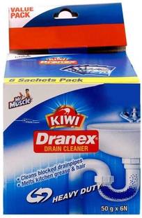 Kiwi Dranex Drain Cleaner 50 g (Pack of 6) Powder Drain Opener