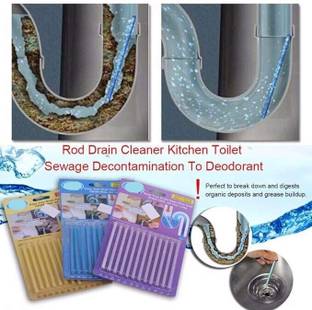 LA NEELJA Sani Stick Sewer Drain Cleaner Remove Bad Smell of Drain, Pipes (Multicolor) Crystal Drain Opener