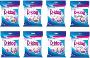 D-Klog Drain Pipe Cleaners - Sink Cleaner Powder Drainage Block Remover - Drainex Basin Powder Drain Opener