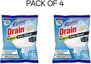 cezliar drainex instant Drain Opener (pack of 4) Powder Drain Opener (200GM, Pack of 4) Powder Drain Opener