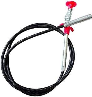 QUANTCOMM Drain Wire Cleaning Spring Stick, Hair Catching Pipe Cleaning Claw 160 cm Crystal Drain Opener