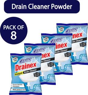 caster drainex Instant Drainage Block Remover Drain Cleaner Drainer Powder Powder Drain Opener