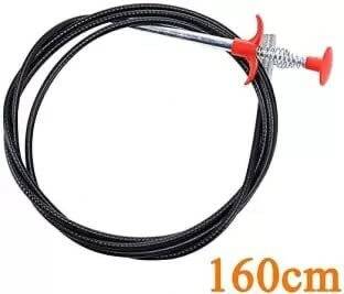 Godworks Drain Wire/Pipe Stainless Steel Hair Catching Drain Cleaner Spring Sink Stick Crystal Drain Opener