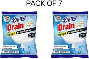 cezliar drainex instant Drain Opener (pack of 7) Drain Opener Powder (350 g, Pack of 7) Powder Drain Opener