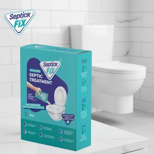 Septick Fix Septic Tank Cleaner Bacteria Powder, Removes Odour, Reduce Sludge, Easy to Flush Powder Drain Opener