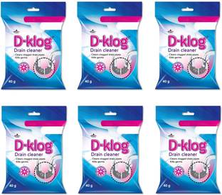 D-Klog Drain Pipe Cleaners - Sink Cleaner Powder Drainage Block Remover - Drainex Basin Powder Drain Opener
