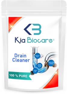 KIA BIOCARE Drain & Chimney Cleaner to Clear Clogged Sinks &Pipe Powder Drain Opener