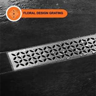 LMC Floor Stainless Steel Push Down Strainer