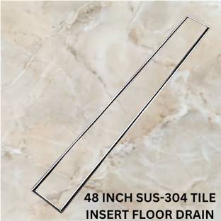 Tapsa Floor Stainless Steel Push Down Strainer