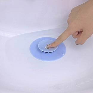 V2H Silicone All-in-1 Flex Drain Storage Sewer Sink Sealer Cover with Hair Catcher Kitchen Tool Set