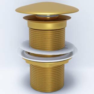 PESCA Basin Brass Push Down Strainer