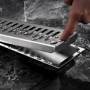 CARNIVAL Floor Stainless Steel Push Down Strainer