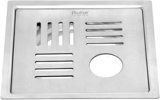 RUHE Floor Stainless Steel Push Down Strainer