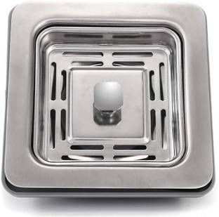 kapiraj Kitchen Sink Stainless Steel, Brass, Plastic Pop-Up Strainer