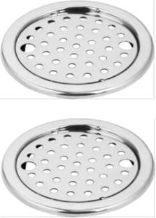 Ramya Floor Stainless Steel Push Down Strainer