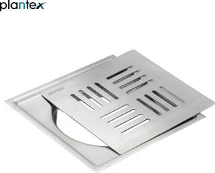 Plantex Floor Stainless Steel Push Down Strainer