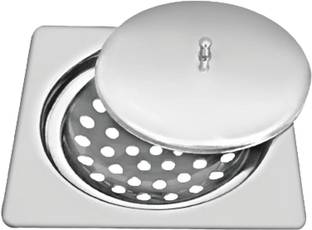 Sanjay Chilly Floor Stainless Steel Push Down Strainer