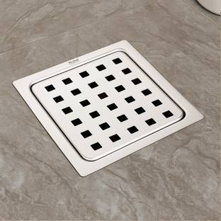RUHE Floor Stainless Steel Push Down Strainer