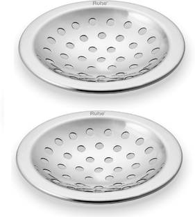 RUHE Floor Stainless Steel Push Down Strainer