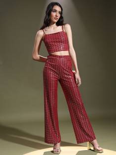 Tokyo Talkies Top Palazzos Co-ords Set