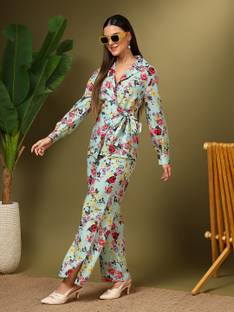 KOTTY Women Two Piece Dress Multicolor Maxi/Full Length Dress