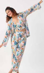 NWH Women Fit and Flare Multicolor Midi/Calf Length Dress