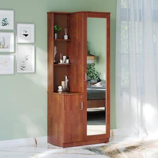 Wakefit Dressing Table | with Mirror & Storage - Denise Solid Wood Dressing Table