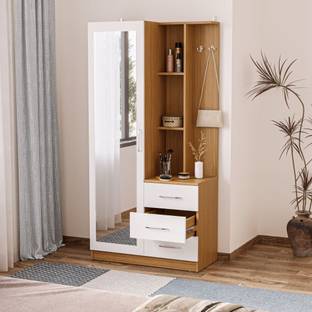 Wakefit Dressing Table | with Mirror & Storage - Mako Engineered Wood Dressing Table