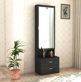 Floresta Wud Engineered Wood Dressing Table With Mirror & Storage For Living Room | Bedroom Engineered Wood Dressing Table