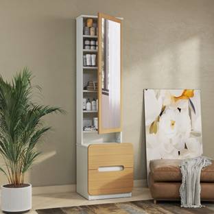 Wakefit Dressing Table | with Mirror & Storage - Mendla Engineered Wood Dressing Table