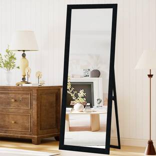 kaevion Full Length Self Standing Mirror 60”18" PVC 5 feet Floor Standing Glass Dressing Table