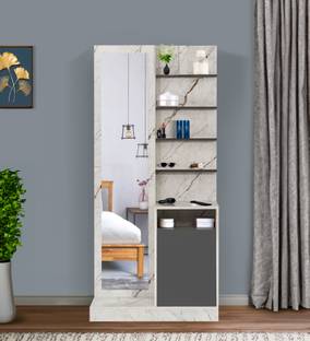 Trevi Angel (Vanity storage and full size Dressing Mirror) Engineered Wood Dressing Table
