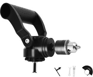 Probero Right Angle Drill Attachment Universal 90 Degree Converter Right Angle Drill Attachment for Impact Driver with Handle 90 Degree Adapter Specialty Woodworking Bits