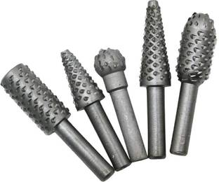 SHUANG YOU Manual Multi High Speed Steel Wood Carving Rasps Burr Drill Bit Set Manual Multi High Speed Steel Wood Carving Rasps Burr Drill Bit Set Auger Drill Bits Set