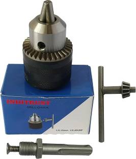 Inditrust Drill chuck 13mm with Key and SDS Plus Adaptor tool set (1/2" 20 UNF)