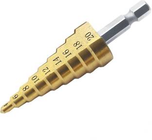 DIGICOP 4-20mm High Speed Steel Drill Bits Metal Center Drilling Steel Step Drill Bit Hand Tools Metal Hole Opener