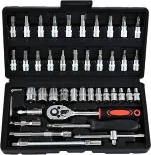 EASTMAN DRIVE SOCKET SET 46 PIECES SOCKET SET