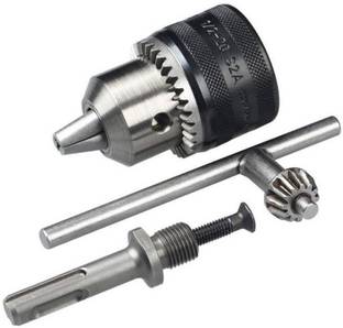 DUMDAAR new 13mm drill chuck and key heavy duty with adaptor (Pack of 2) for 13mm drill machine and 26mm hammer machine uses