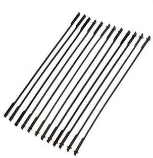 BHAUVY 12pcs 5 Inch 125mm Pinned Scroll Saw Blade Wood Working Power Tool Accessories