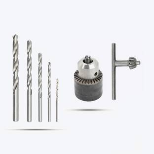 Hillgrove HGCM178M1 Drill Bit Set of 5 Pcs HSS Drill Bits with (13MM) Drill Chuck HGCM178M1 Drill Bit Set of 5 Pcs HSS Drill Bits with (13MM) Drill Chuck