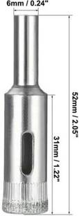 apex ecomm 12mm Diamond Glass Hole Saw rom glass, tiles, marble, granite, ceramic or other. Masonry Bits