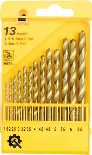 RanPra 13 PIECE DRILL BIT SET FOR WOOD, WALL, PLASTIC ETC | 13 PCS DRILL BIT SET HIGH SPEED STEEL