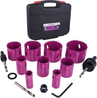 ULTRAFAST Bi-Metal Hole Saw Set 19mm/ 22mm/ 29mm/ 35mm/ 38mm/ 44mm/ 51mm/ 57mm/ 64mm HSS