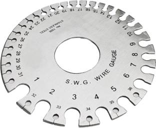 AS TOOL CENTER SWG Standard Wire Gauge Plate Meter Measuring Tool Scale Snap Gauge