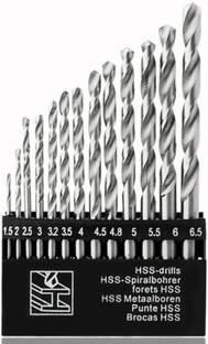 GSK Cut High-Speed Steel Drill Bit Set 13 Pieces Set for Wood, Malleable Iron, Aluminium, Plastic Etc. High-Speed Steel Drill Bit Set 13 Pieces Drill Bits Set For Wood