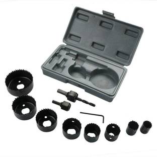RanPra Saw Set 11 Pieces 3/4" - 2-1/2" Hole Saw Kit with Hex Key and Mandrels