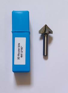MK CNC TOOLS CNC Tools V Bit 90 Degree / 3D Router Tools 8x22x90 CNC Tools V Bit 90 Degree / 3D Router Tools 8x22x90