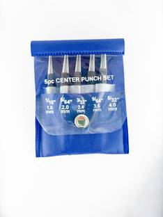 SAMENX tools Round Shank Center Punches Set of 5 Adjustable Drill Marker Tool Round Shank Center Punches Set of 5 Adjustable Drill Marker Tool