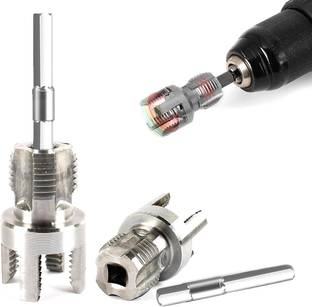 uptodateprouducts Pipe Threading Tool, PVC Pipe Threader, Plastic Pipe Threader Kit, 1/2'' and Water Pipe Thread Repair Tool